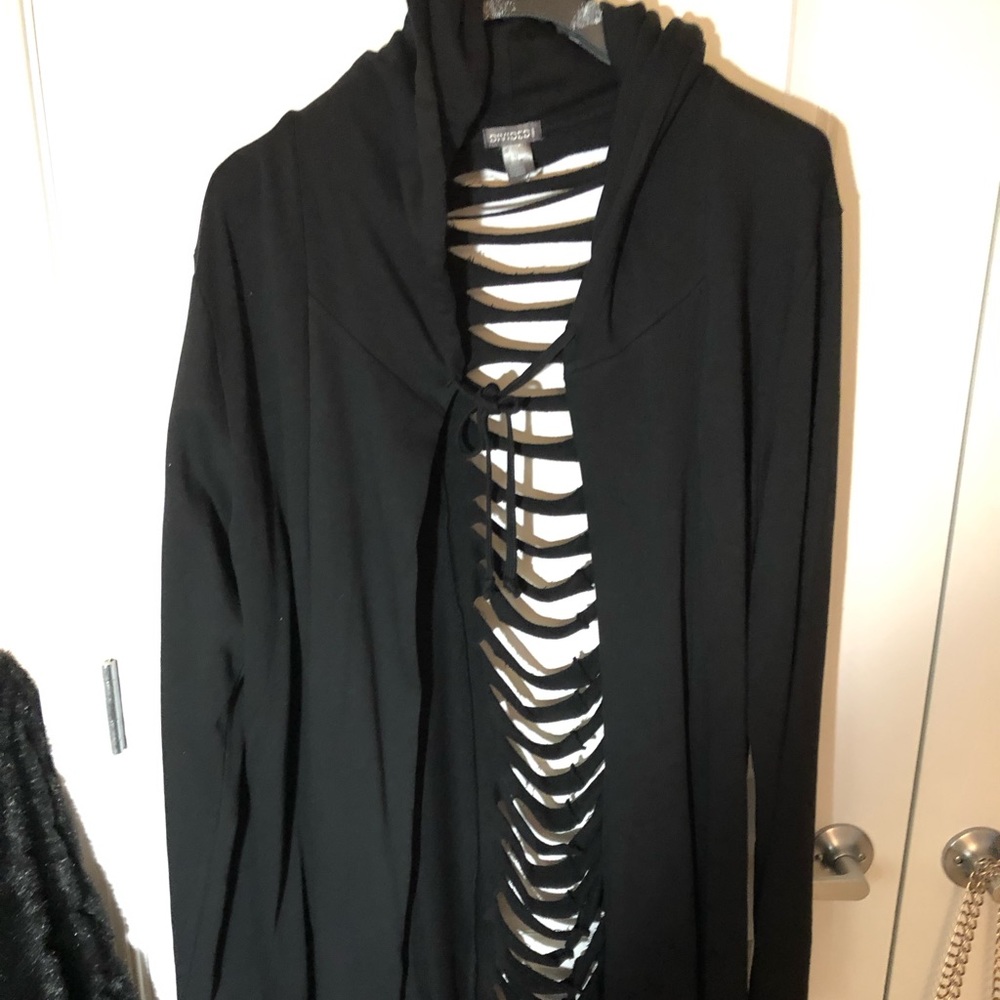 Long Sweat Shirt with Hood